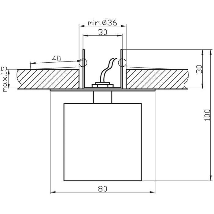 Candellux Точковий світильник 2279797 SK-19 Candellux Точковий світильник 2279797 SK-19