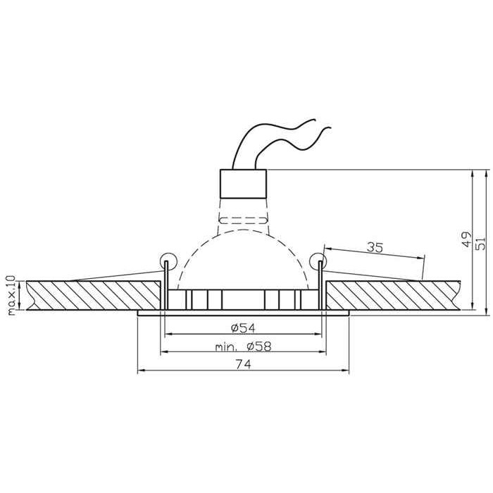 Candellux Точковий світильник 2217703 SO-13 Candellux Точковий світильник 2217703 SO-13