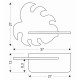 Настенный светильник Candellux 21-00941 Monstera