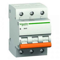 Електричний автомат Schneider Electric ВА63 3П 50A C, 11228