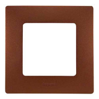 Рамка 1 постовая какао Legrand, 672571