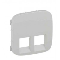Панель розетки RJ11+RJ45 Legrand Valena Allure белая, 755425