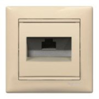 Механизм розетки компьютерной RJ-45 FTP Cat.6 Valena без захватов слоновая кость, 774132