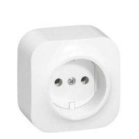 Розетка 2К Legrand Forix белая, 782410