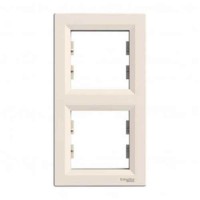 Рамка 2-місцева вертикальна кремовий Asfora, EPH5810223