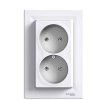 Двойная розетка Schneider Electric Asfora EPH9700121