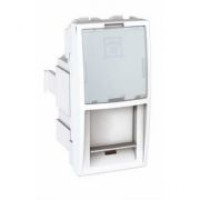 Розетка телефонная RJ-12, 6 конт. белая Schneider Electric, MGU3.495.18
