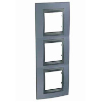 Рамка 3-місна, Unica Top, металік/графіт Schneider Electric, MGU66.006V.297