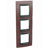 Рамка 3-местная, Unica Top, табак/графит Schneider Electric, MGU66.006V.2M4