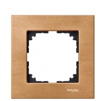 Рамка одинарна M-ELEGANCE wood бук Merten, MTN4051-3470