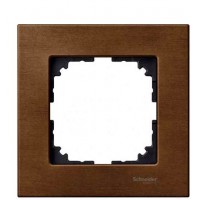 Рамка одинарна M-ELEGANCE wood вишня Merten, MTN4051-3472