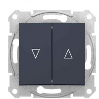 Вимикач жалюзі Schneider Electric Sedna SDN1300170 з електронним блоком (графіт)