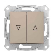 Выключатель жалюзи Schneider Electric Sedna SDN1300368 с механическим блоком (титан)