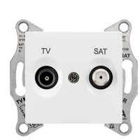 Проходная TV/SAT розетка Schneider Electric Sedna SDN3401221 (белая)