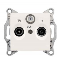 Кінцева TV/R/SAT розетка Schneider Electric Sedna SDN3501323 (слонова кістка)