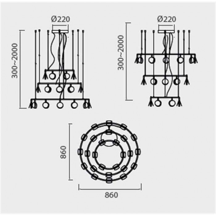 Люстра Mantra 7355 Shell Люстра Mantra 7355 Shell