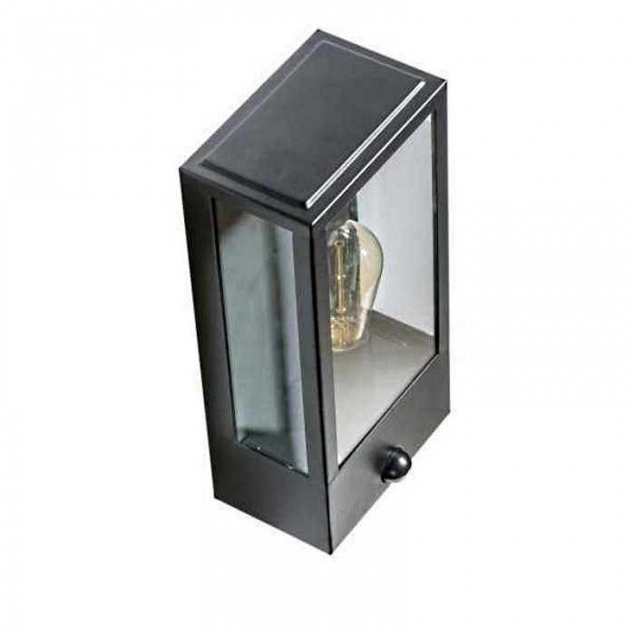Уличный светильник с датчиком движения Azzardo AZ4487 Niklas Sensor E27 1x40W IP44 черный Уличный светильник с датчиком движения Azzardo AZ4487 Niklas Sensor E27 1x40W IP44 черный