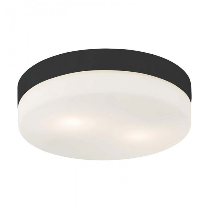 Світильник стельовий TK Lighting 862 Pori E27 2x15W IP44 чорний Світильник стельовий TK Lighting 862 Pori E27 2x15W IP44 чорний