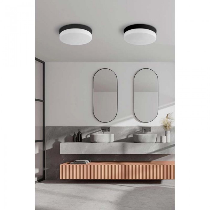 Світильник стельовий TK Lighting 862 Pori E27 2x15W IP44 чорний Світильник стельовий TK Lighting 862 Pori E27 2x15W IP44 чорний