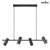 Подвесной светильник, люстра Nordlux 2213423003 Alanis GU10 4x15W IP20 черный