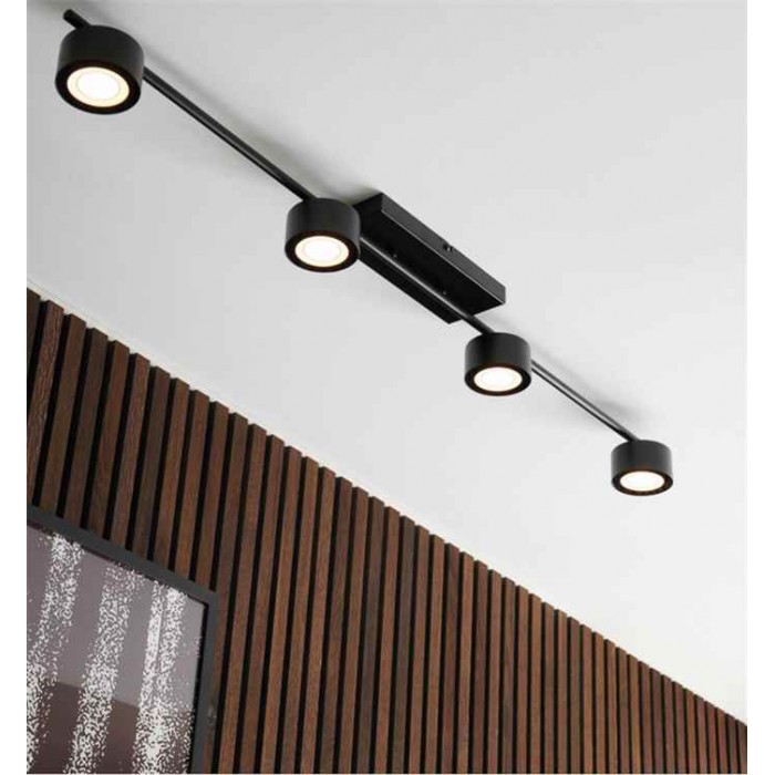 Потолочный светильник Nordlux 2213530103 Clyde LED 4x16W 2700K 350Lm IP20 черный