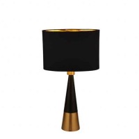 Настольная лампа  Searchlight EU2743BGO Black