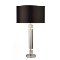 Настільна лампа Searchlight EU9387CC CHROME/GLASS