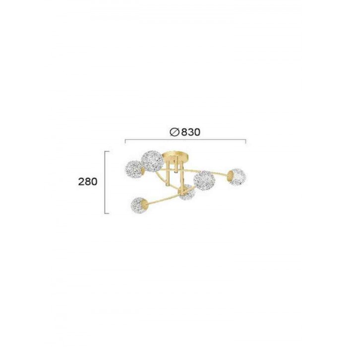 Люстра Viokef 4267300 Diamond Люстра Viokef 4267300 Diamond