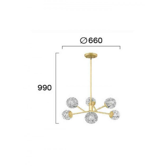 Люстра Viokef 4267500 Diamond Люстра Viokef 4267500 Diamond