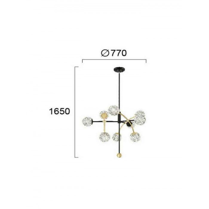 Люстра Viokef 4267600 Diamond Люстра Viokef 4267600 Diamond