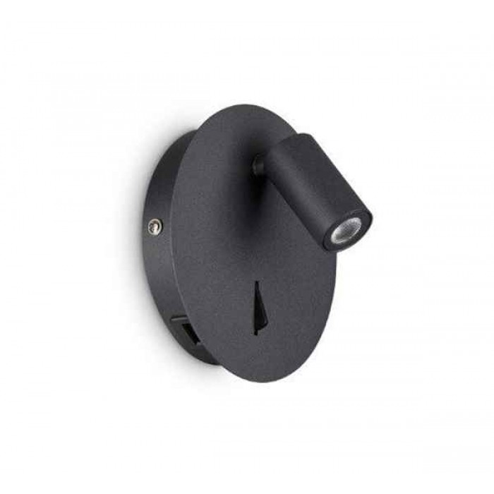 Бра Ideal Lux 239699 Gea AP1 Round Nero