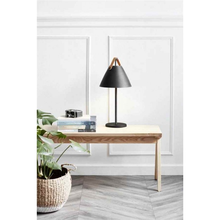 Настільна лампа Nordlux 46205003 Strap E27 1x40W IP20 чорна Настільна лампа Nordlux 46205003 Strap E27 1x40W IP20 чорна