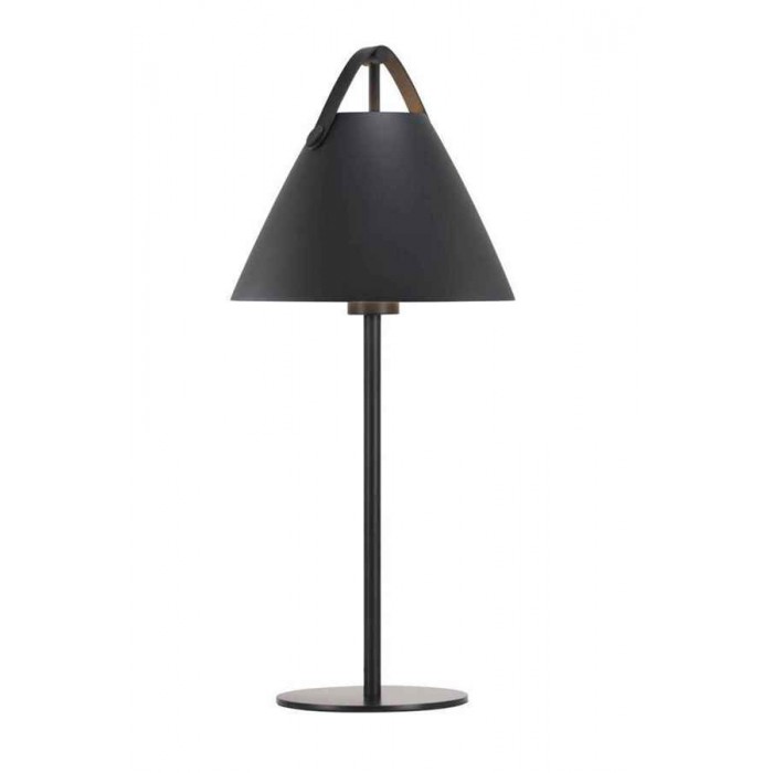 Настільна лампа Nordlux 46205003 Strap E27 1x40W IP20 чорна Настільна лампа Nordlux 46205003 Strap E27 1x40W IP20 чорна