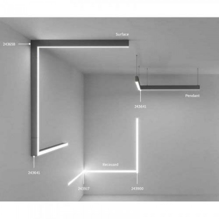 Шинопровід магнітний Ideal Lux ARCA 222882 Recessed врізний 3м Шинопровід магнітний Ideal Lux ARCA 222882 Recessed врізний 3м