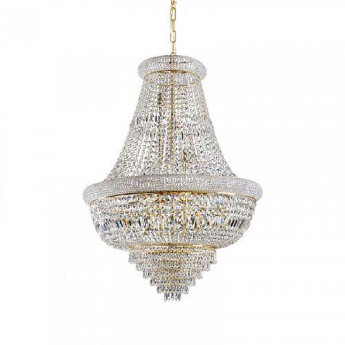 Люстра Ideal Lux 243528 Dubai E14 24x28W IP20 латунная