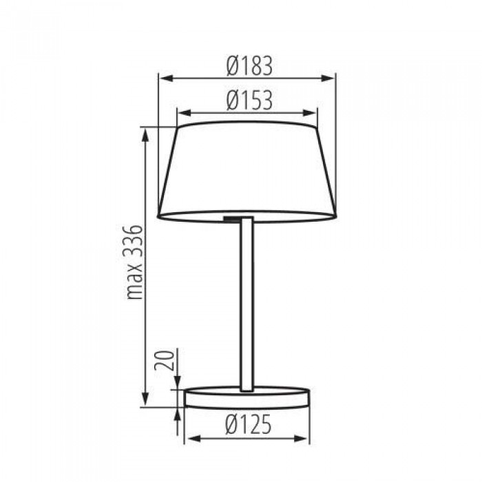 Настільна лампа Kanlux DAIBO LED TB 33220 Настільна лампа Kanlux DAIBO LED TB 33220