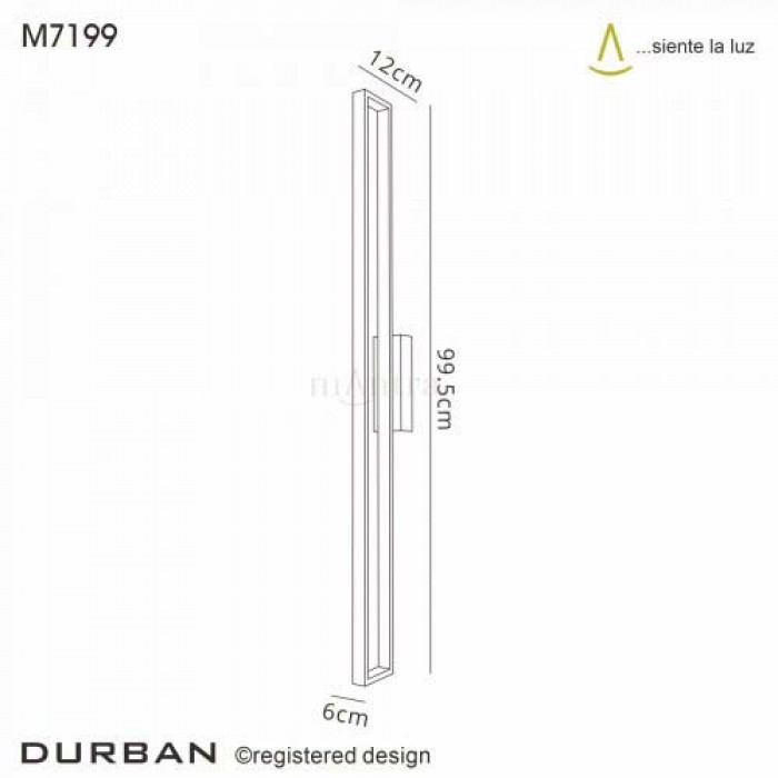 Настінний світильник Mantra 7199 Durban Настінний світильник Mantra 7199 Durban