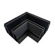 З'єднувач кутовий для натяжної стелі Nowodvorski 70158 LVM Recessed Horizontal Corner IP20 Bl