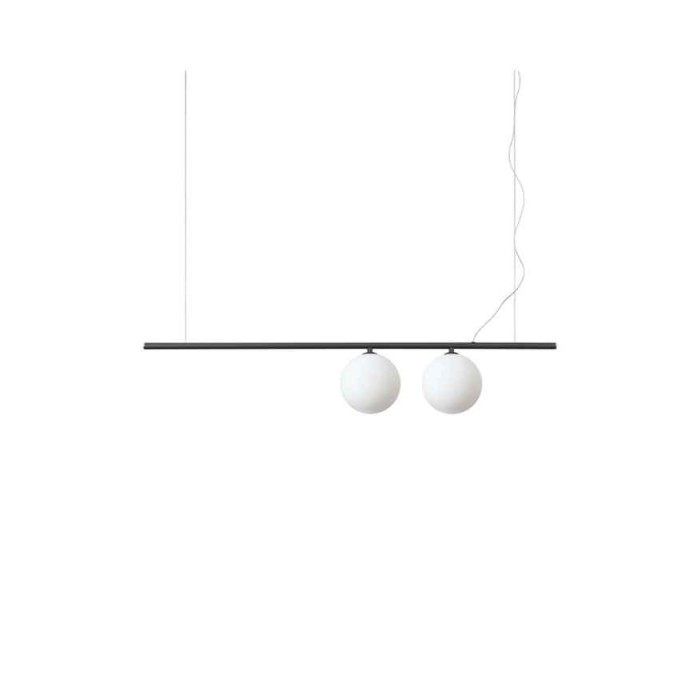 Подвесной светильник, люстра Ideal Lux 306995 Perline G9 2x40W IP20 черный