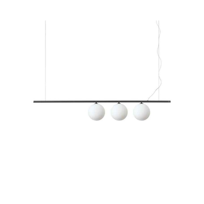 Подвесной светильник, люстра Ideal Lux 307008 Perline G9 3x40W IP20 черный