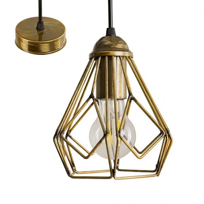Підвісний світильник Atmolight Bevel P165 AnticGoldL