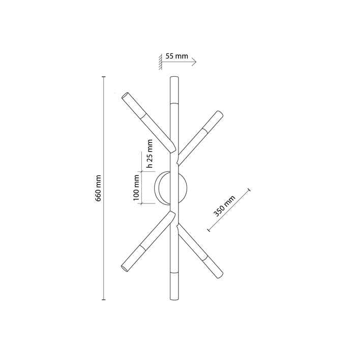 Бра, настенный светильник TK Lighting 4525 Noble G9 6x8W IP20 бежевый Бра, настенный светильник TK Lighting 4525 Noble G9 6x8W IP20 бежевый