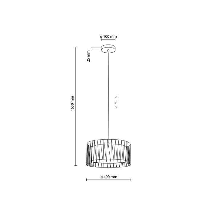 Подвесной светильник, люстра TK Lighting 4562 Harmony E27 1x15W IP20 коричневый Подвесной светильник, люстра TK Lighting 4562 Harmony E27 1x15W IP20 коричневый