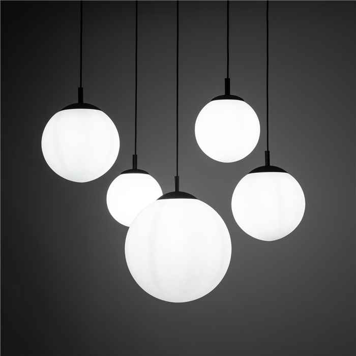 Люстра TK Lighting 4791 Esme E27 5x15W IP20 чорна Люстра TK Lighting 4791 Esme E27 5x15W IP20 чорна