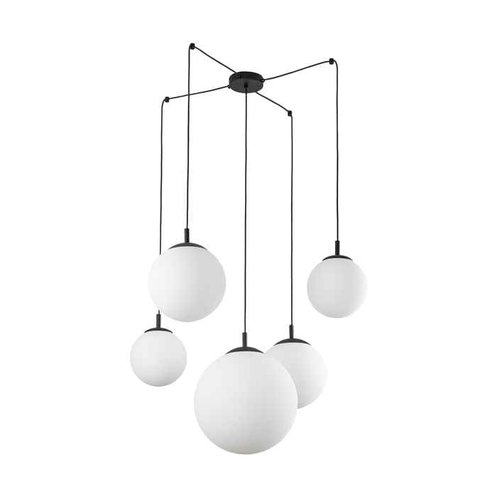 Люстра TK Lighting 4791 Esme E27 5x15W IP20 чорна Люстра TK Lighting 4791 Esme E27 5x15W IP20 чорна