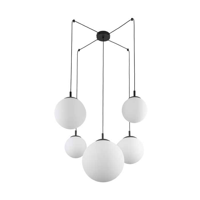 Люстра TK Lighting 4791 Esme E27 5x15W IP20 чорна Люстра TK Lighting 4791 Esme E27 5x15W IP20 чорна