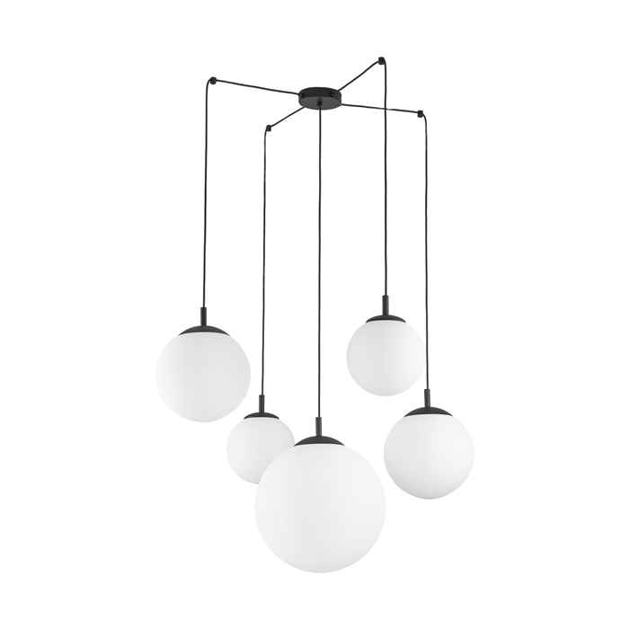Люстра TK Lighting 4791 Esme E27 5x15W IP20 чорна