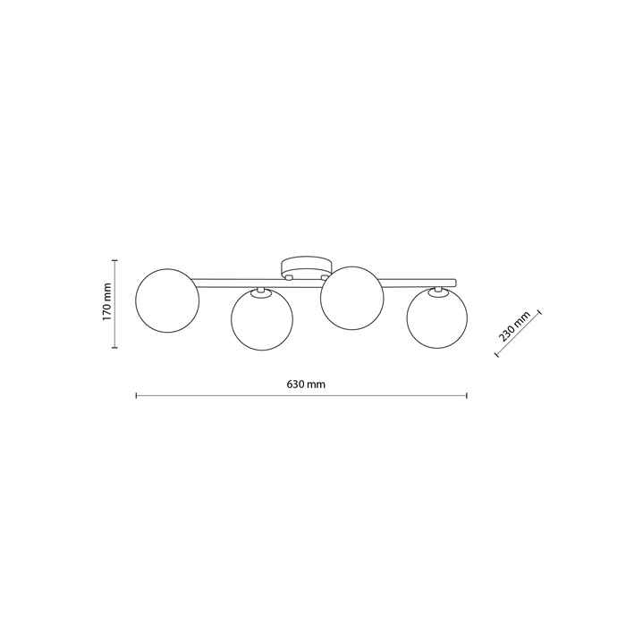 Потолочный светильник TK Lighting 6852 ELYON Потолочный светильник TK Lighting 6852 ELYON