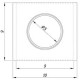 Светильник точечный для Griliato 100 mm Imperium Light 721110.01.01 Griliato 100Mm