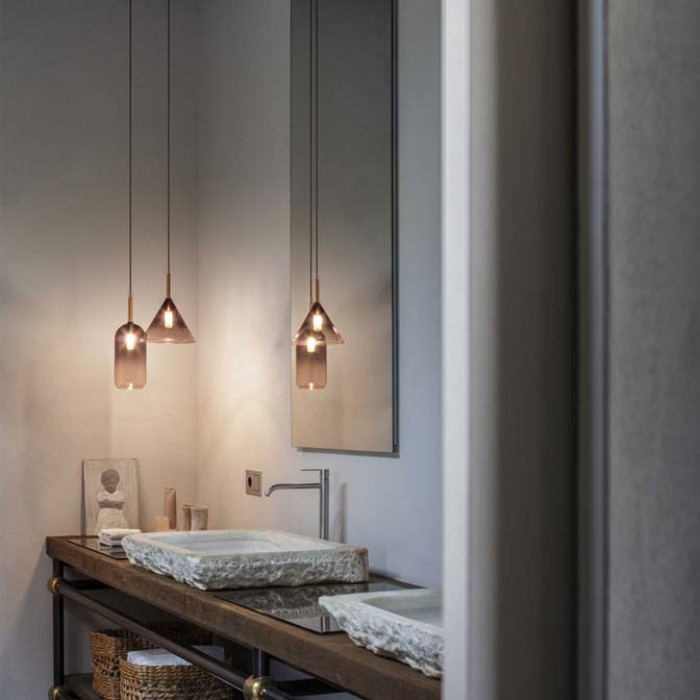Подвесной светильник, люстра Ideal Lux 309798 Empire G9 1x28W IP20 дымчатый Подвесной светильник, люстра Ideal Lux 309798 Empire G9 1x28W IP20 дымчатый